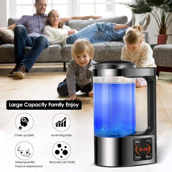 Wasserstoff-Wasserreiniger Ionisator mit einstellbarem Timer