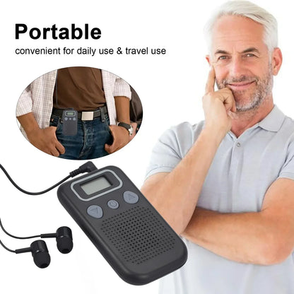 In Ear Sound Amplifier with Noise Reduction and Comfortable Fit