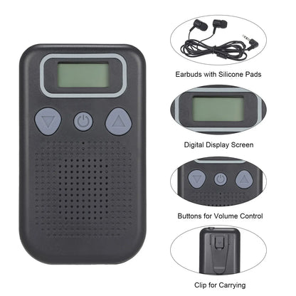 In Ear Sound Amplifier with Noise Reduction and Comfortable Fit