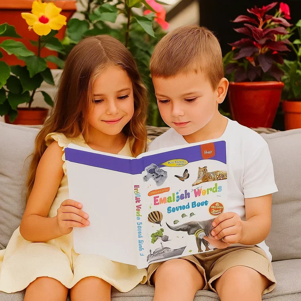 Interaktives Englisch-Lernbuch für Kinder mit Audio-Aktivitäten