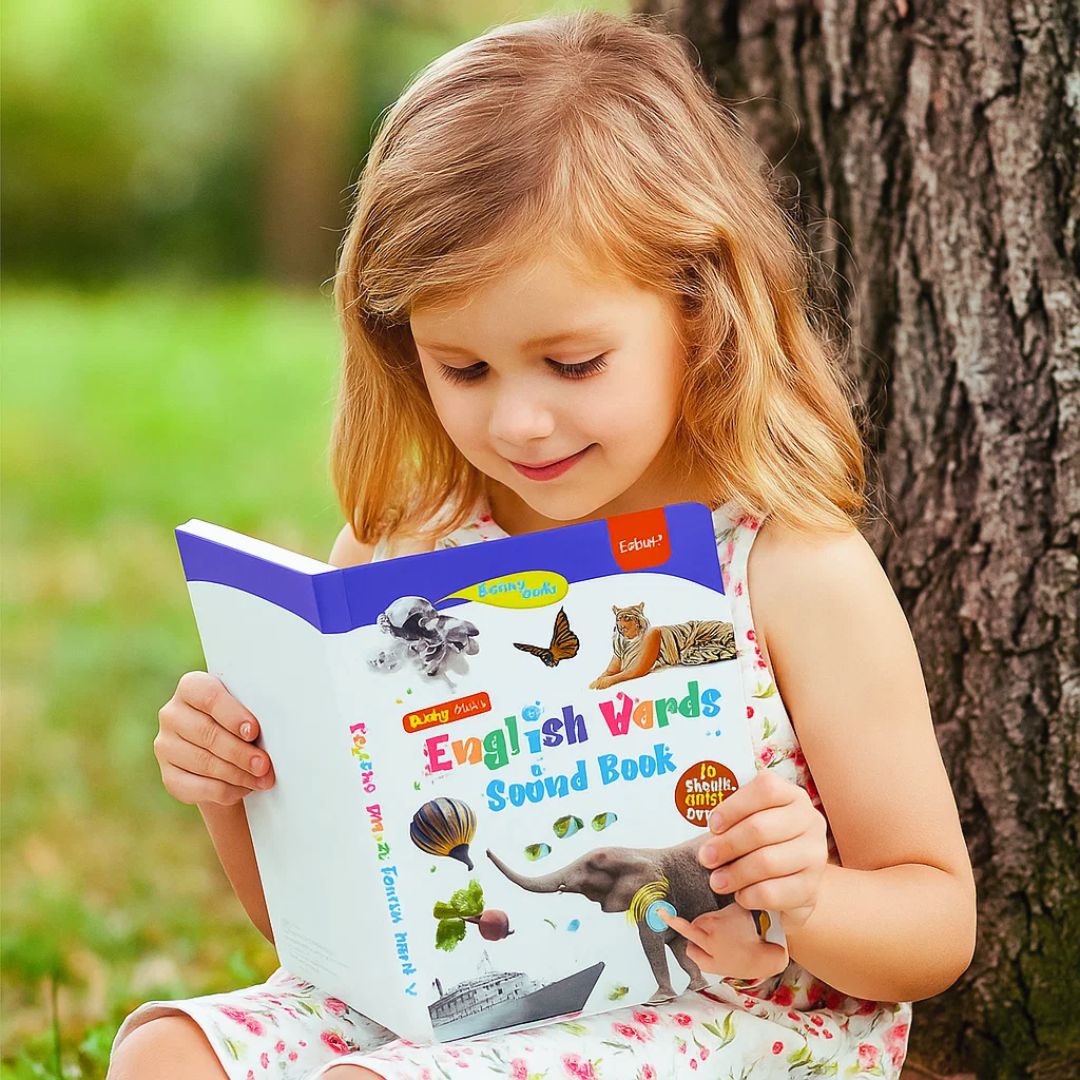 Interaktives Englisch-Lernbuch für Kinder mit Audio-Aktivitäten