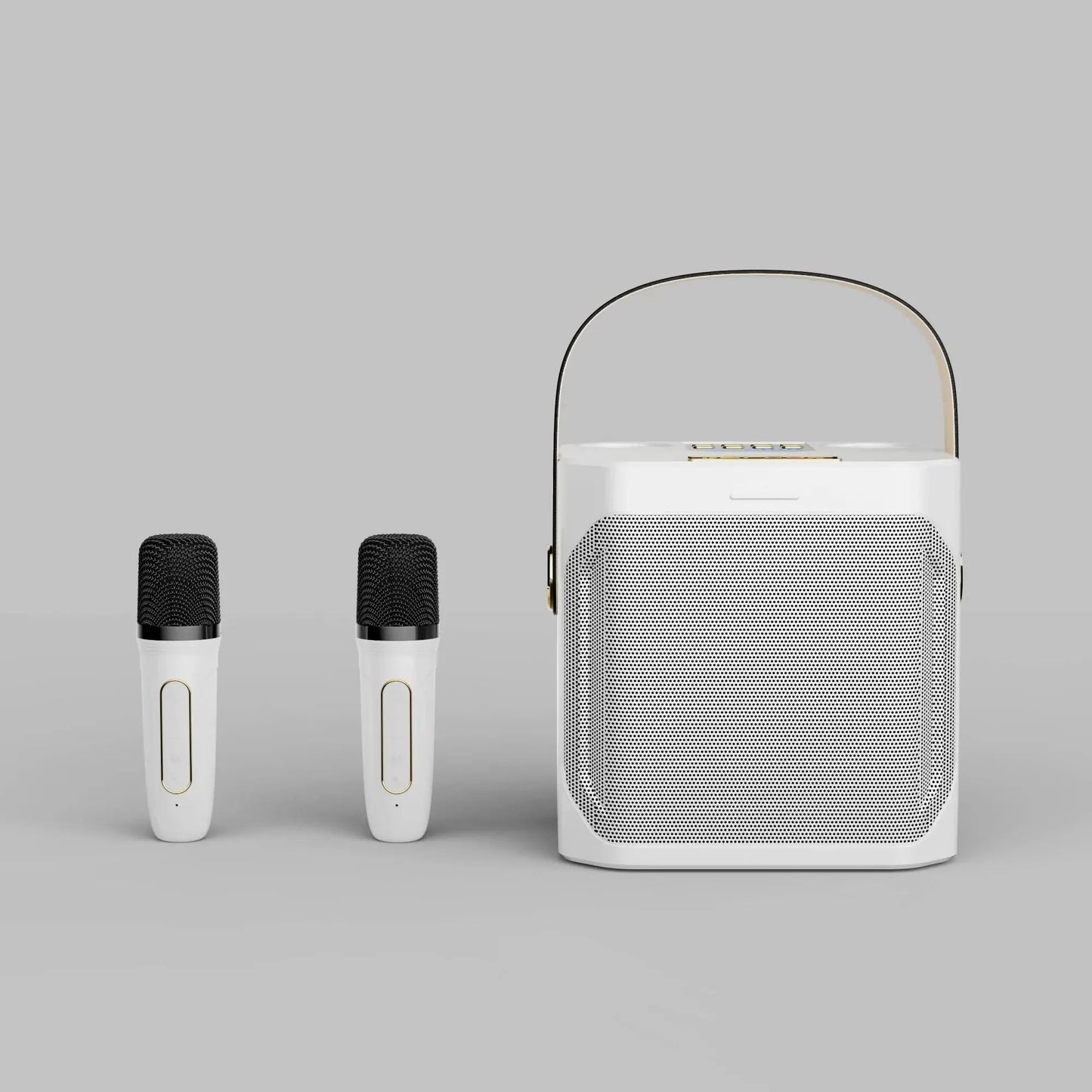 Głośnik karaoke Bluetooth – dźwięk 360° z podwójnymi mikrofonami