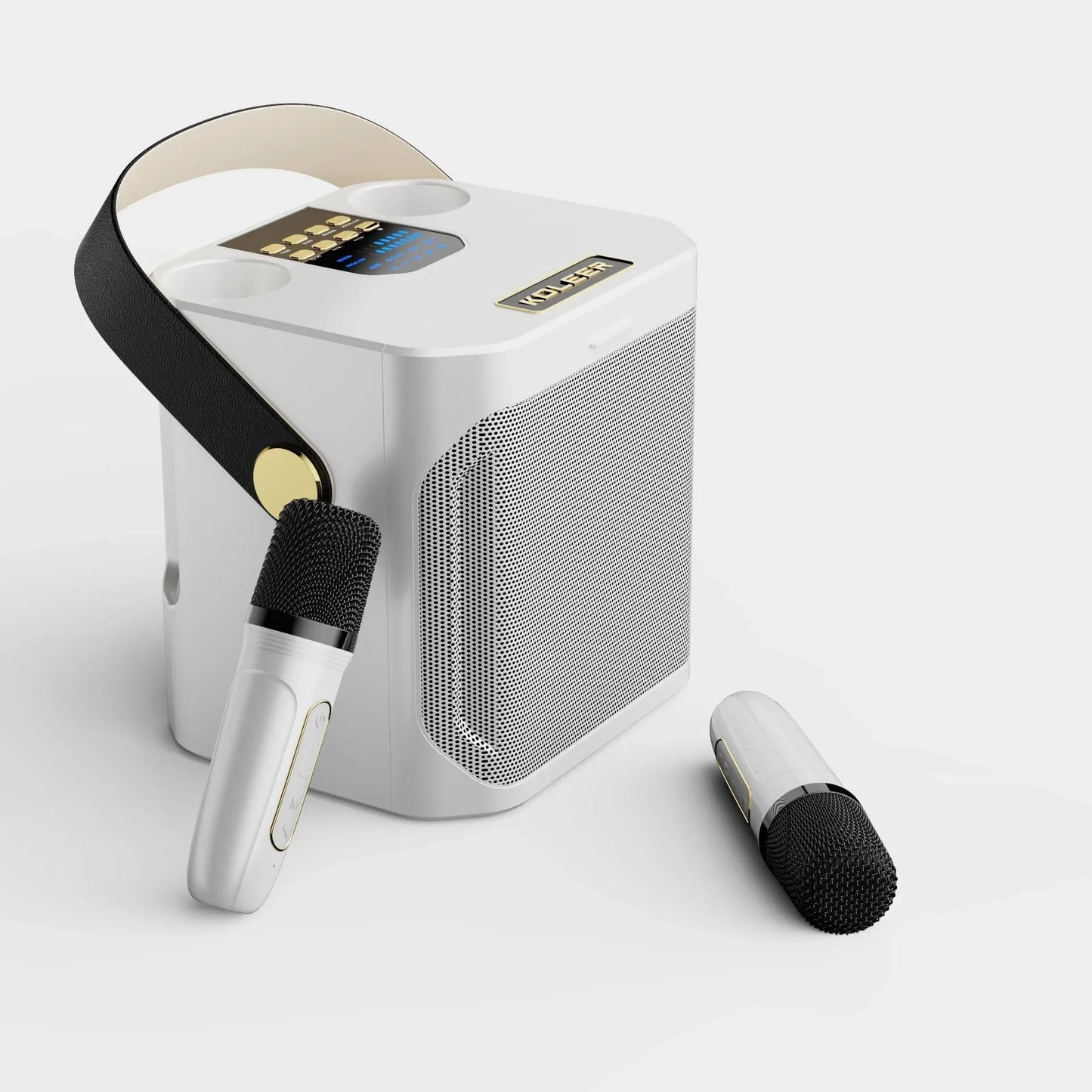 Głośnik karaoke Bluetooth – dźwięk 360° z podwójnymi mikrofonami