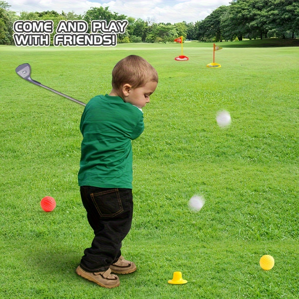 Kinder Verstellbares Golfset Indoor Outdoor Spielzeug für 3 bis 8 Jahre