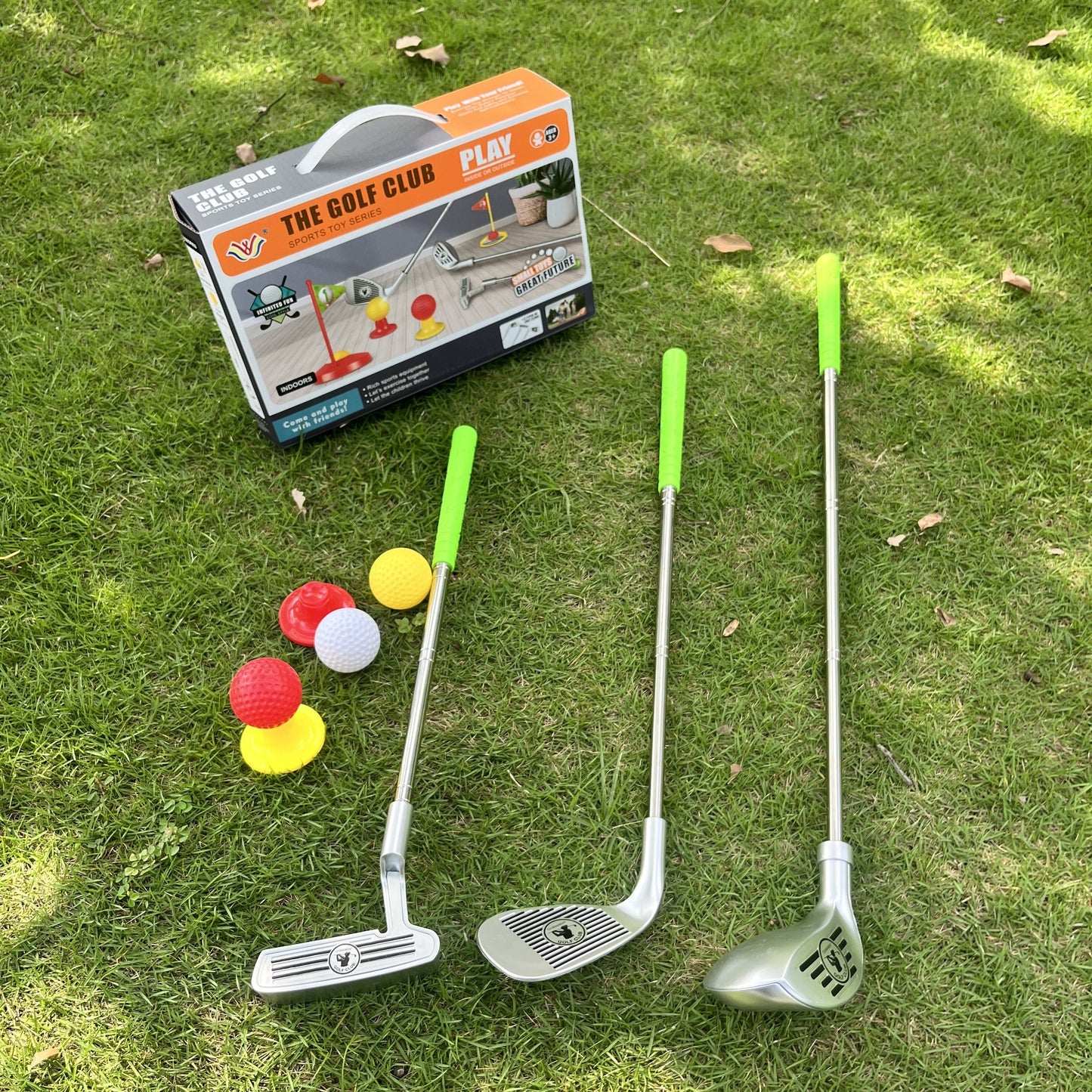 Kinder Verstellbares Golfset Indoor Outdoor Spielzeug für 3 bis 8 Jahre