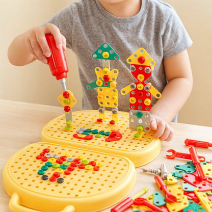 Zestaw konstrukcyjny Montessori dla dzieci, STEM, zestaw do budowania i aktywności konstrukcyjnych