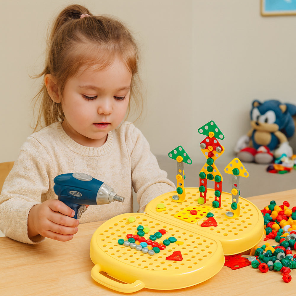 Zestaw konstrukcyjny Montessori dla dzieci, STEM, zestaw do budowania i aktywności konstrukcyjnych