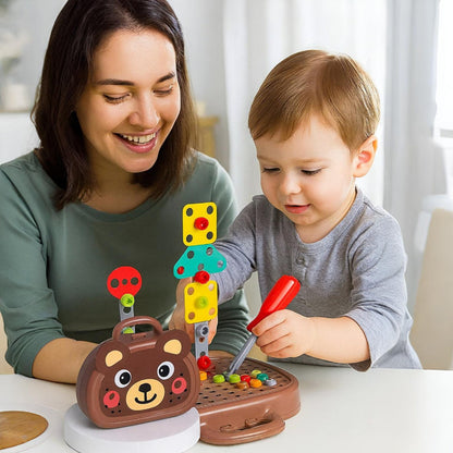 Zestaw konstrukcyjny Montessori dla dzieci, STEM, zestaw do budowania i aktywności konstrukcyjnych