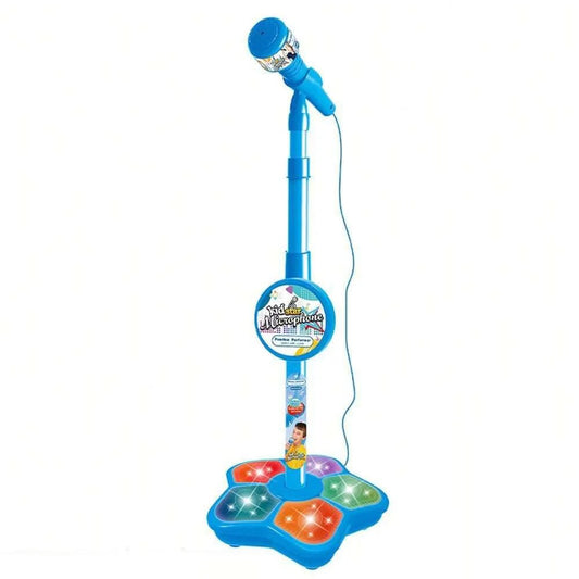 Kids Karaoke Microphone with Adjustable Stand Music Toy