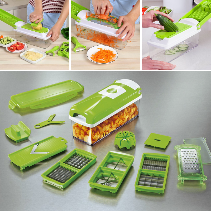 KitchenMaster 12 in 1 Vegetable Chopper and Slicer