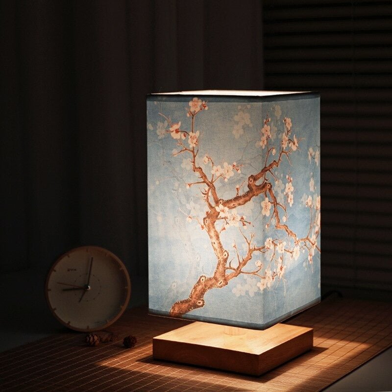 Kyomi Japandi Wooden Table Lamp Minimalist Ambient Light