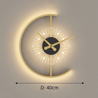 LED-Wanduhr mit minimalistischem Design und neutralweißer Anzeige