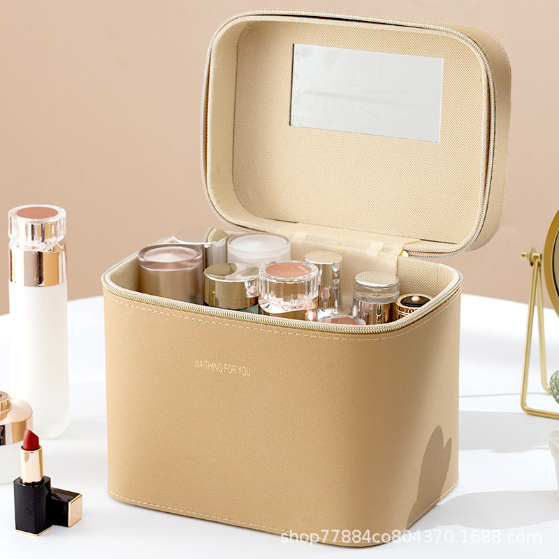 Stor Makeup- og Hudplejetaske til Rejse med Organiserede Rum
