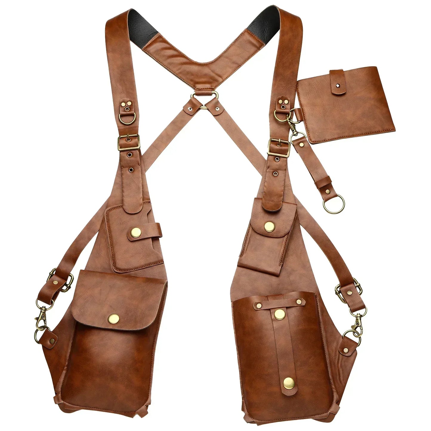 Leather Anti-Theft Shoulder Holster Bag – Secure Crossbody Harness