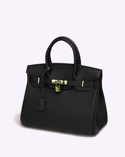 Lederhandtasche für Damen mit verstellbarem Riemen und geräumigem Design  