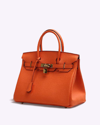 Lederhandtasche für Damen mit verstellbarem Riemen und geräumigem Design  