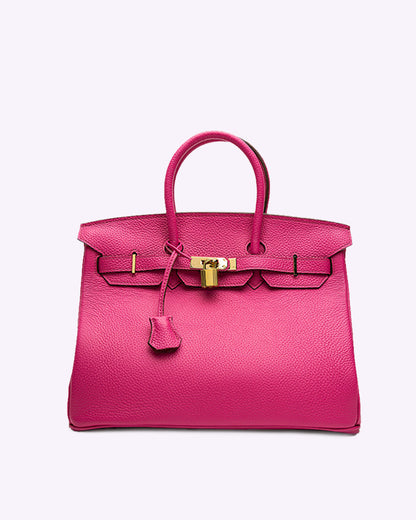 Lederhandtasche für Damen mit verstellbarem Riemen und geräumigem Design  