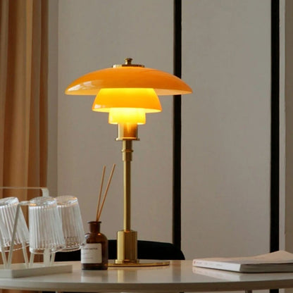 Lena Nordic LED Tischlampe Skandinavische Glas-Akzentbeleuchtung