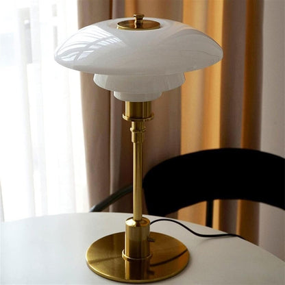 Lena Nordic LED Tischlampe Skandinavische Glas-Akzentbeleuchtung