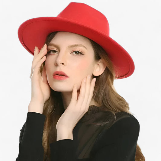 Lena Wol Fedora Hoed Klassieke Warme Stijlvolle Winterhoed