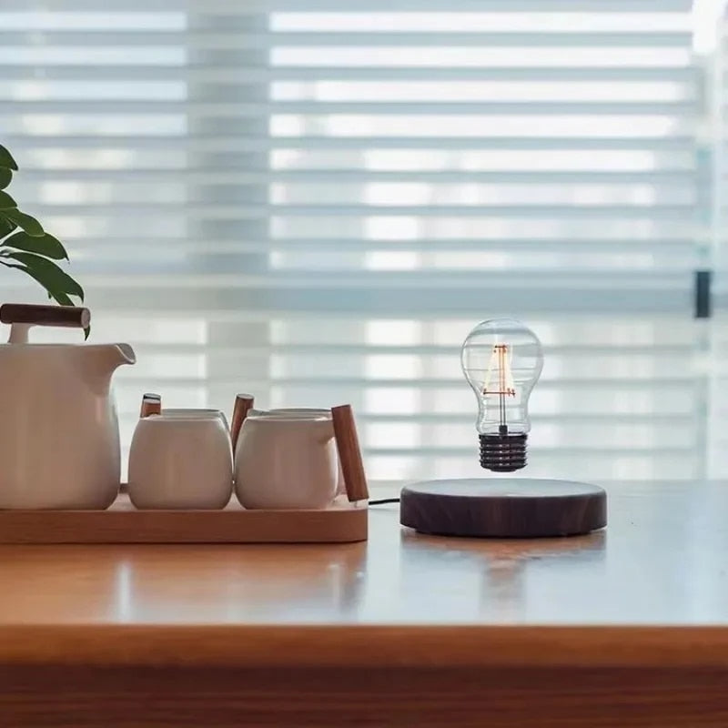 Levion svævende Tesla-lampe flydende magnetisk LED stemningsbordlampe
