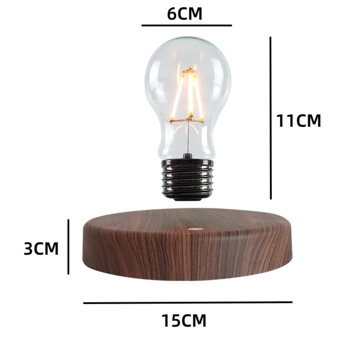 Levion svævende Tesla-lampe flydende magnetisk LED stemningsbordlampe