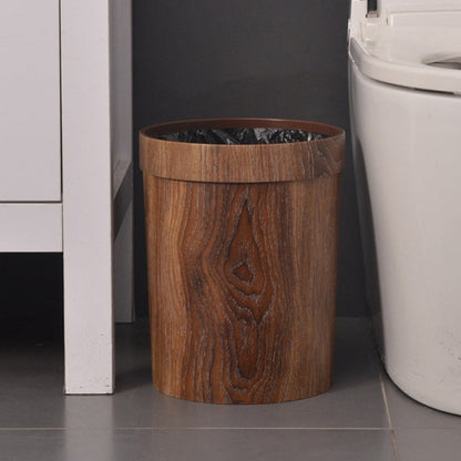 Kosz na śmieci LignoBin o skandynawskim drewnianym wyglądzie, 8L