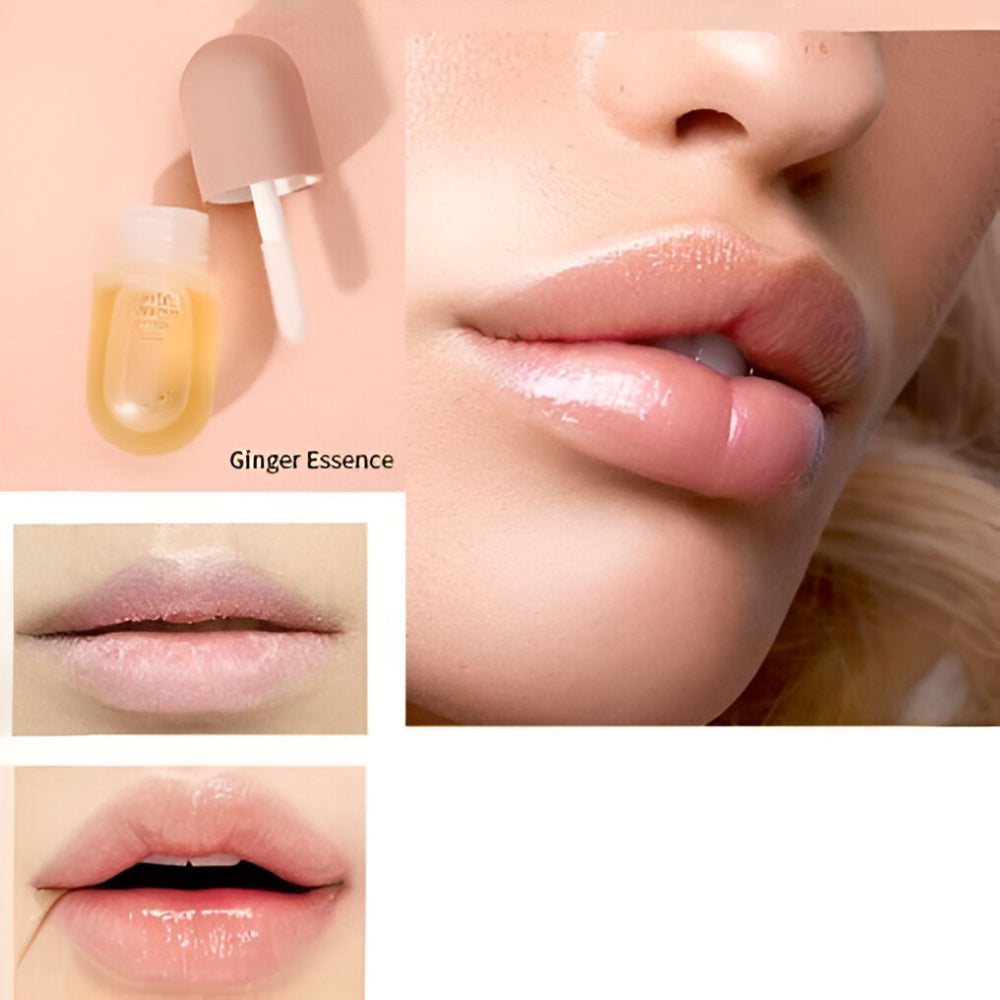 Lip Plumper Gloss Hydrating Balm Duo Ginger Mint Extract