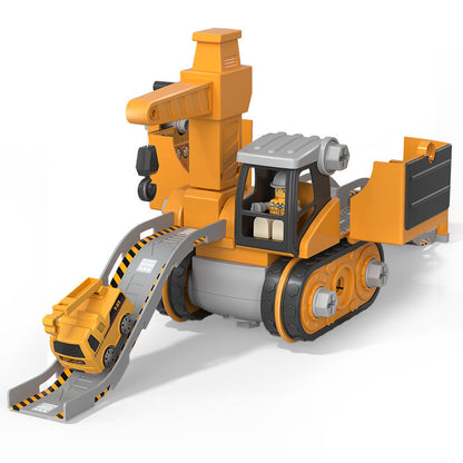 Zestaw do zabawy LittleBuilder z ciężarówką budowlaną, koparką i dźwigiem