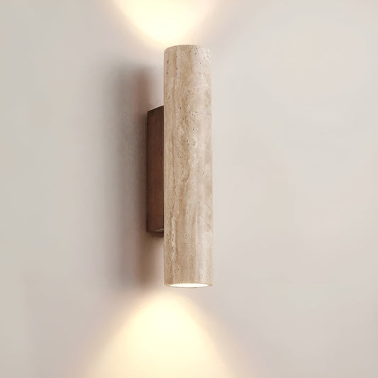 Lampa ścienna LumeStone LED z marmuru, nowoczesne światło ambientowe
