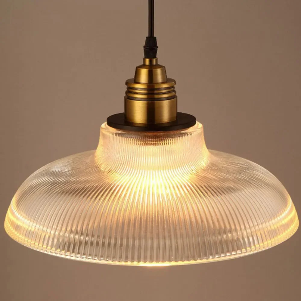 LumiAura Scandinavische Glazen Hanglamp Vintage Stijl