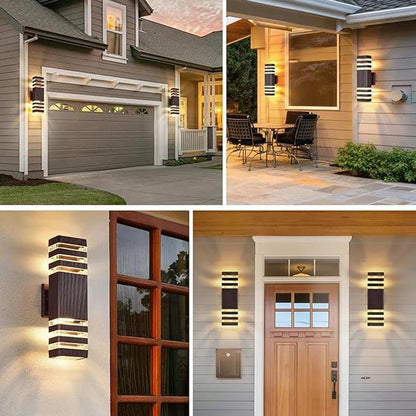 LumiBloc LED-Außenwandleuchte Modern IP65 Up- und Downlight  