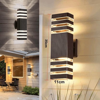 LumiBloc LED-Außenwandleuchte Modern IP65 Up- und Downlight  