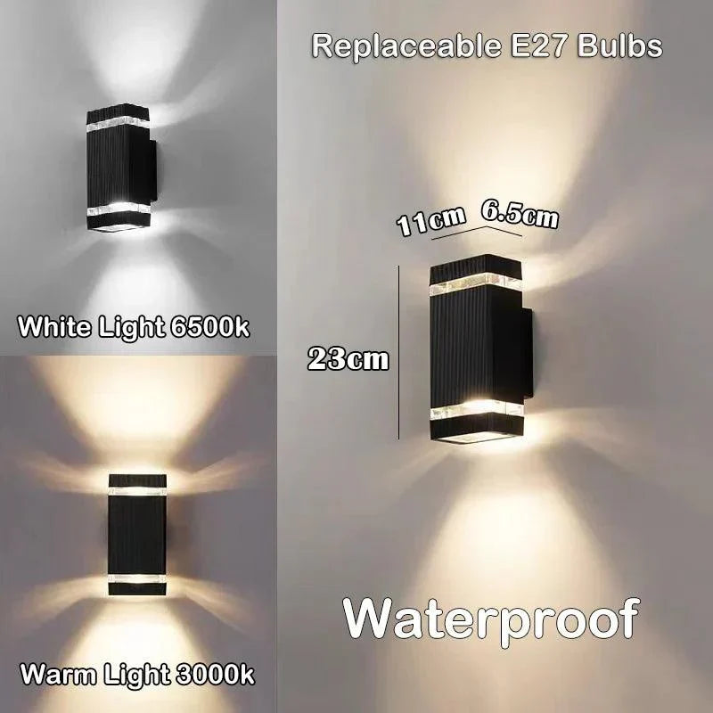 LumiBloc LED-Außenwandleuchte Modern IP65 Up- und Downlight  