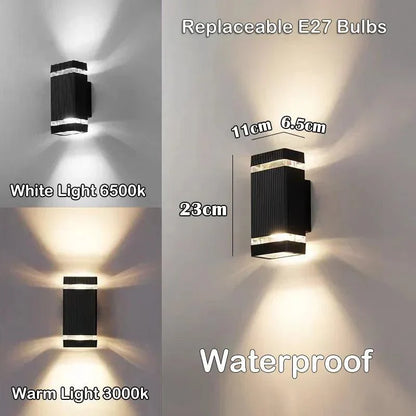 LumiBloc LED-Außenwandleuchte Modern IP65 Up- und Downlight  