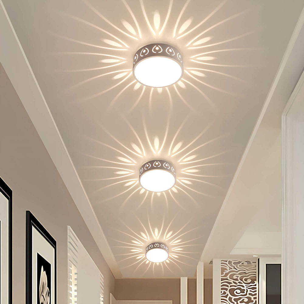 LumiForm minimalistisk LED loftslampe med blødt varmt skær og slankt moderne design