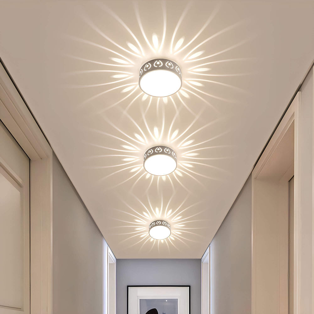 LumiForm minimalistisk LED loftslampe med blødt varmt skær og slankt moderne design