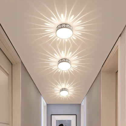 LumiForm minimalistisk LED loftslampe med blødt varmt skær og slankt moderne design