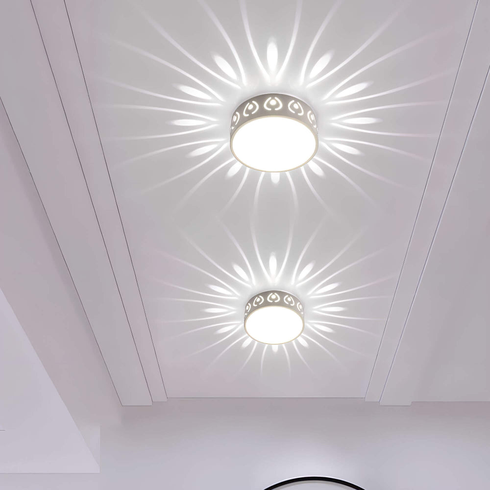 LumiForm minimalistisk LED loftslampe med blødt varmt skær og slankt moderne design