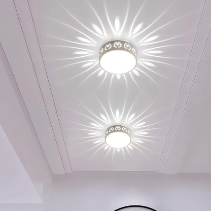 LumiForm minimalistisk LED loftslampe med blødt varmt skær og slankt moderne design