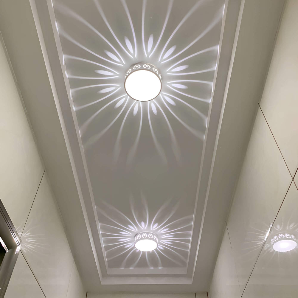 LumiForm minimalistisk LED loftslampe med blødt varmt skær og slankt moderne design