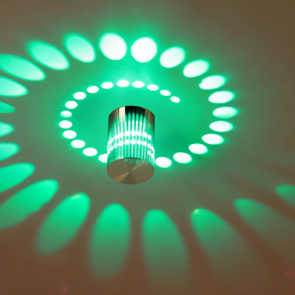LuminBlast LED Spiral Wall Light Colorful Modern Indoor Wall Lamp