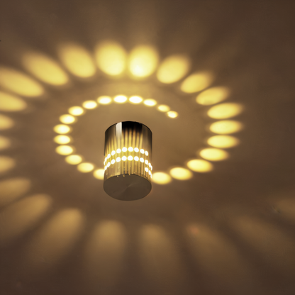 LuminBlast LED Spiral Wall Light Colorful Modern Indoor Wall Lamp