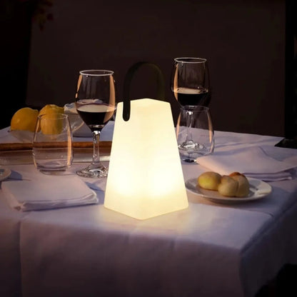 LuminaFusion Cordless Table Lamp with Remote and Waterproof Design