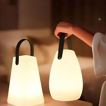 LuminaFusion Cordless Table Lamp with Remote and Waterproof Design