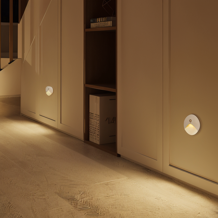 LuminiPath LED wandlamp bewegingssensor waterdicht binnen en buiten