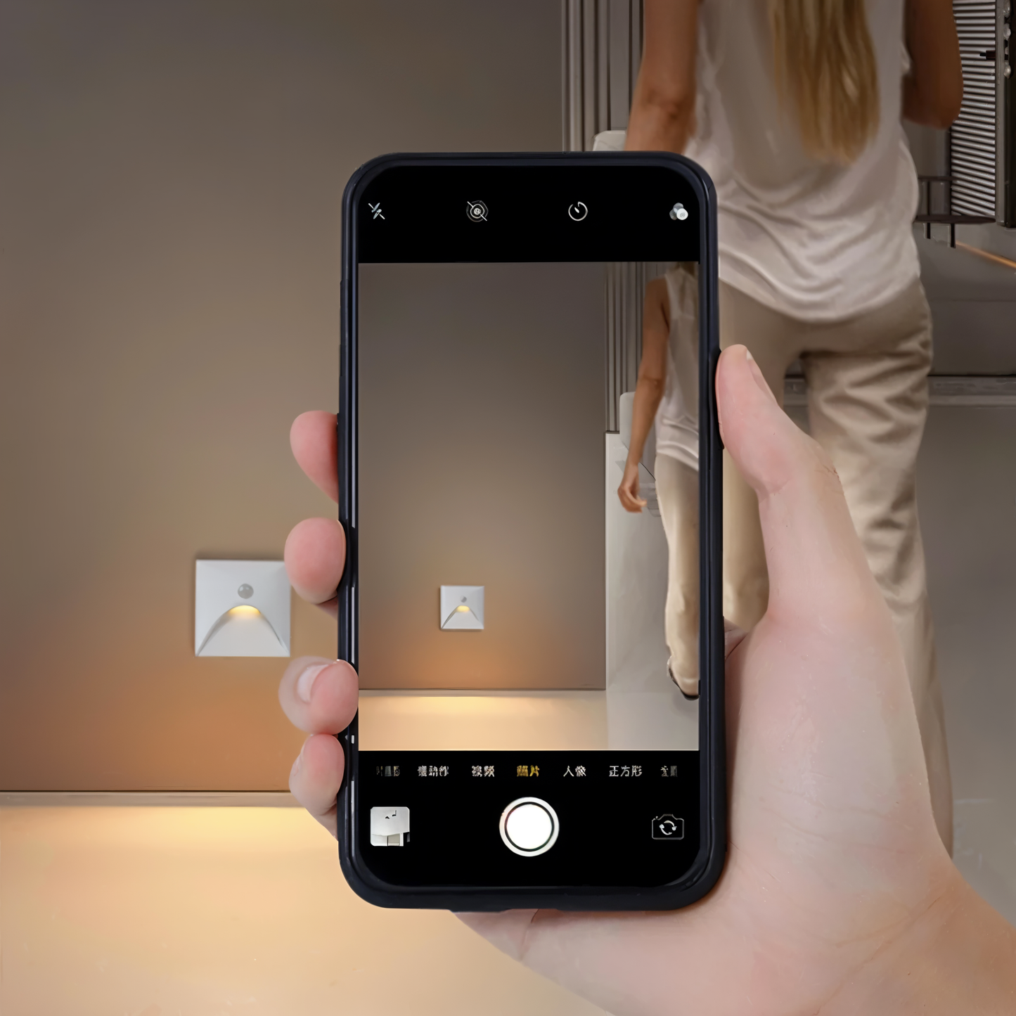 LuminiPath LED wandlamp bewegingssensor waterdicht binnen en buiten