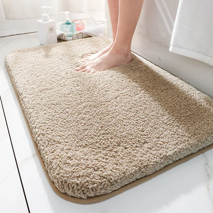 Luxe Cloud Comfort Bathroom Rug Ultra Soft Absorbent Non Slip Mat