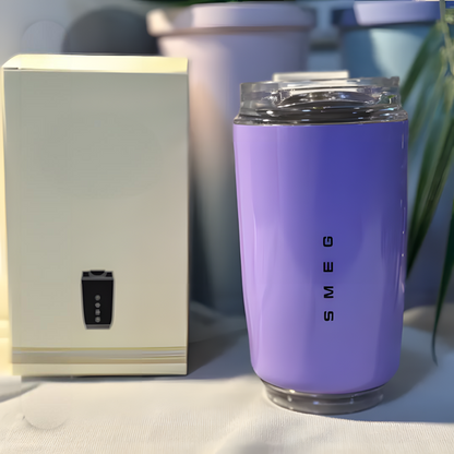 LuxeTherm 500ml Edelstahl Thermobecher Isolierter auslaufsicherer Kaffeebecher