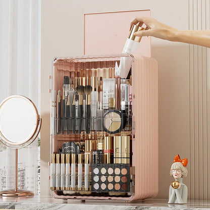 Luxo Makeup Opbevaringsboks Støvtæt Kosmetik Organizer